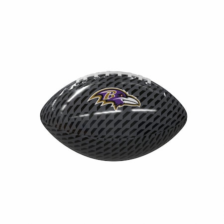 Logo Brands Baltimore Ravens Carbon Fiber Mini-Size Glossy Football 603-93MG-1
